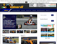 Tablet Screenshot of minardi.it